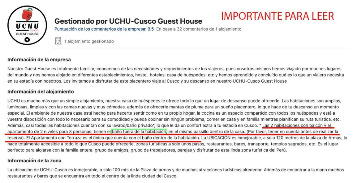 Uchu Cusco - Guest House Exteriér fotografie